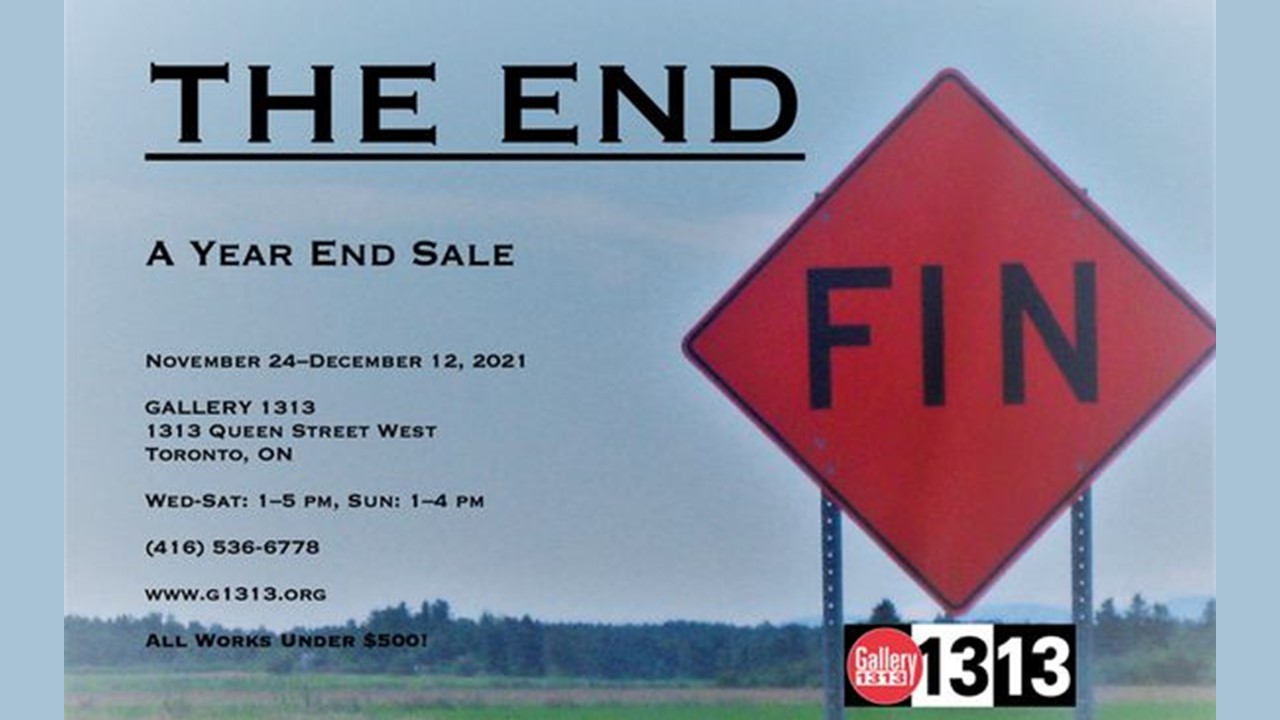 THE END – A Year End Sale