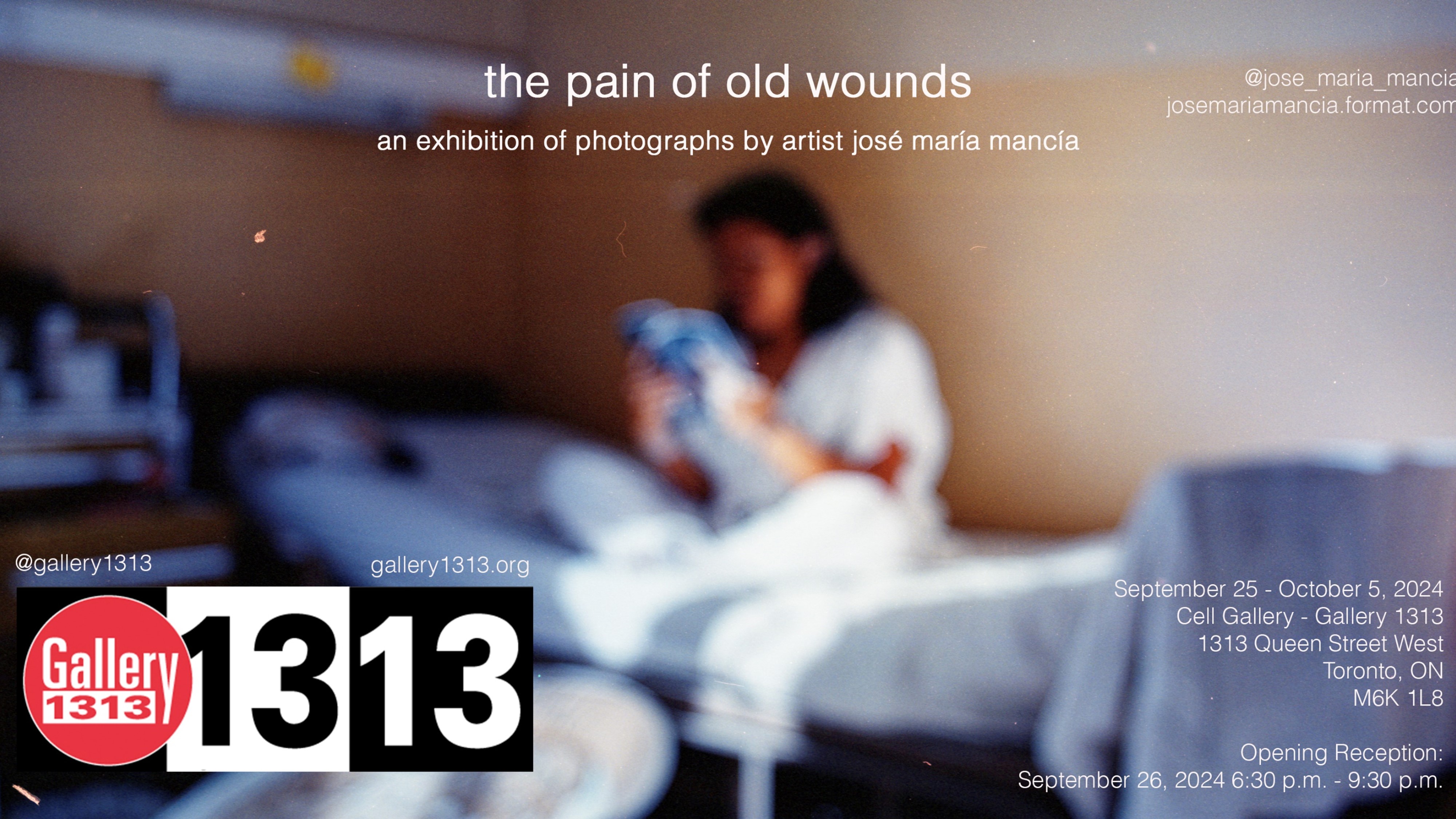 José María Mancía – The Pain of Old Wounds – Sep 25 – Oct 5