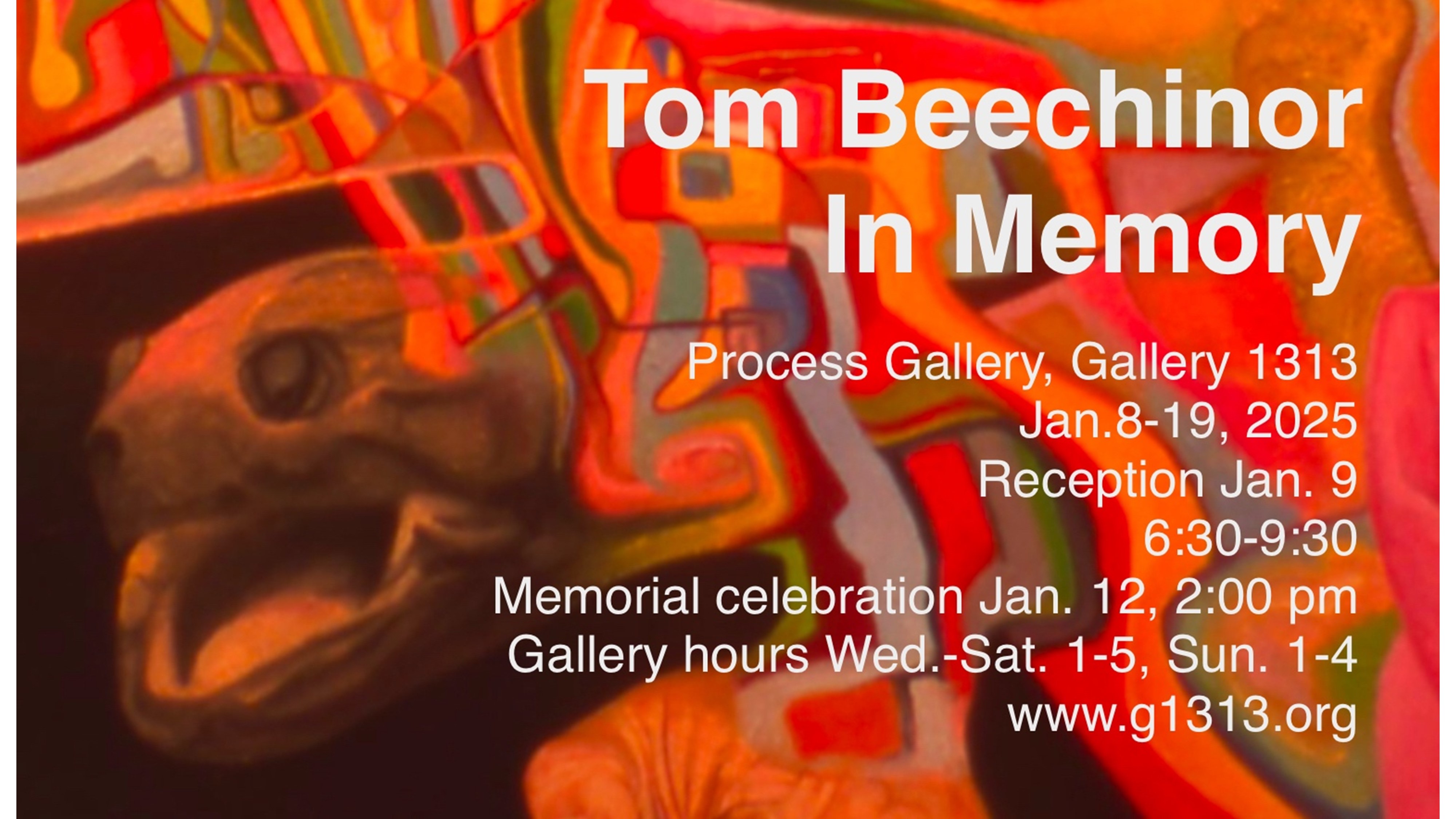 TOM BEECHINOR In Memory – Jan 8 – 19