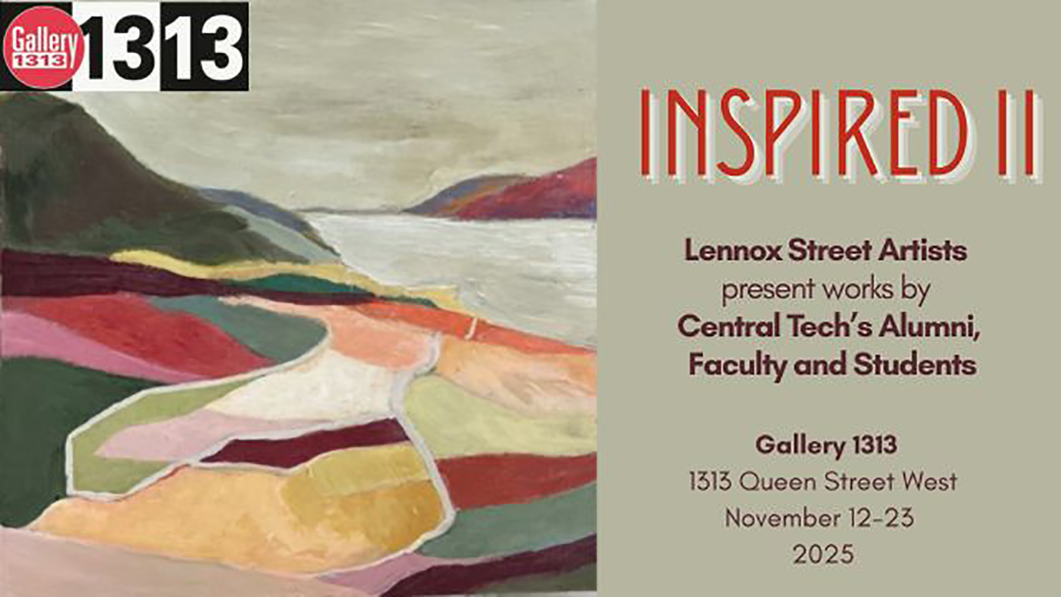 Lennox Street Artists Present Inspired II_ November 12 –23, 2025_ Opening Reception: Thursday, November 13,  6:30–9 PM