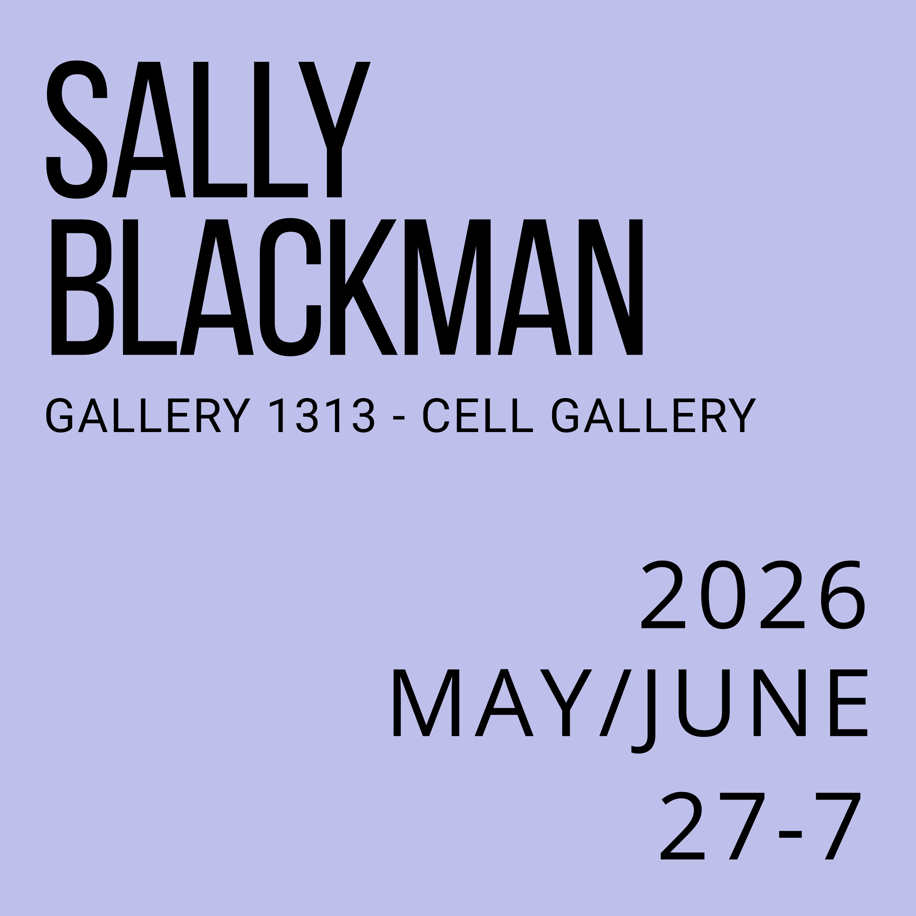 SALLY BLACKMAN