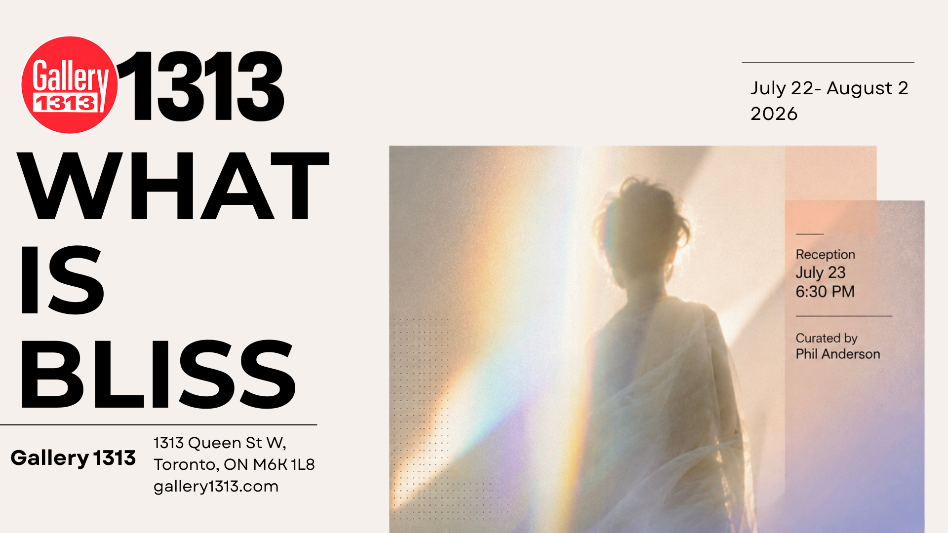 OPEN Calls for Submissions: WHAT IS BLISS ? *22 JULY – 02 August 2026*